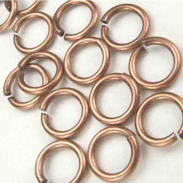 Antique Copper Plate 9.2MM 16 Gauge Jump Ring