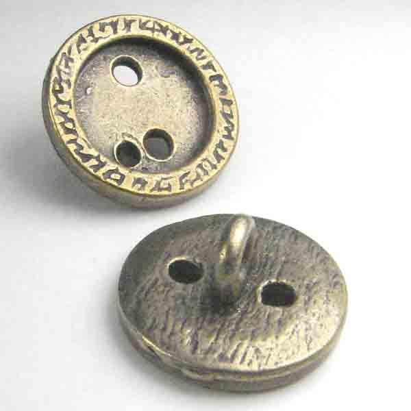 Antique Gold Button 10MM Button Setting