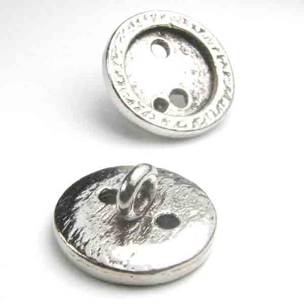 Antique Silver Button 10MM Button Setting