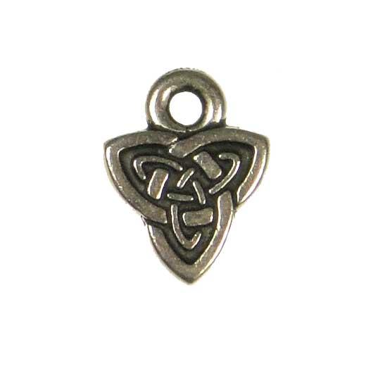 Antique Silver Plate 8MM Celti Triad