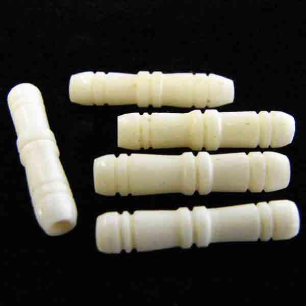 Antiqued White 20X4MM Bone Spindle