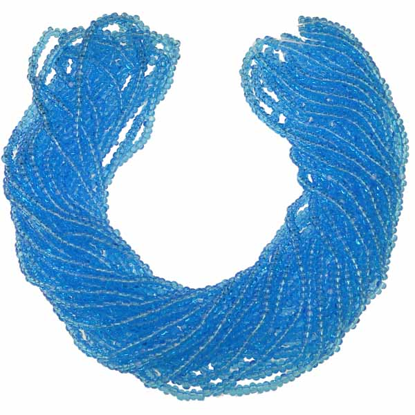 Aqua 13/0 True Cut Charlotte Seed Bead