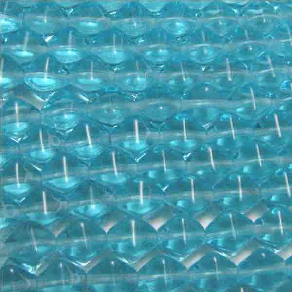 Aqua 6MM Square Bicone