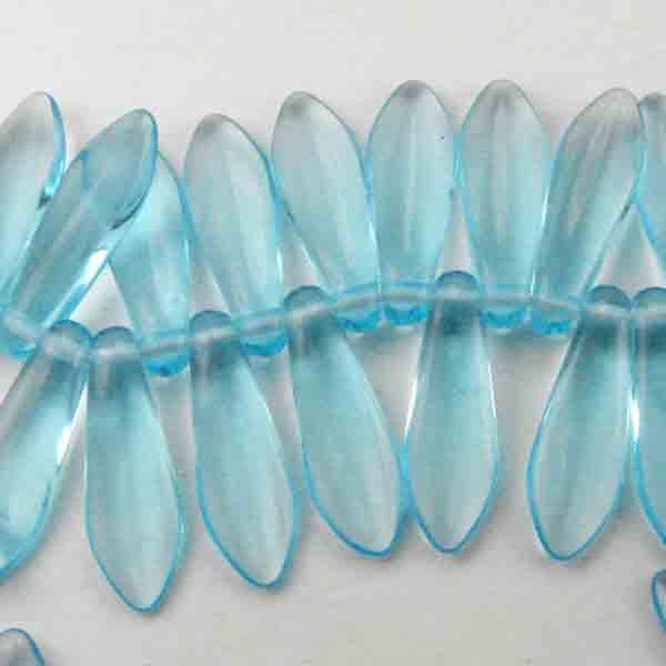 Aqua Dagger 15X5 Dagger Pendant