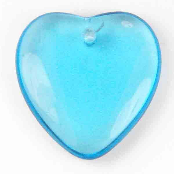 Aqua Heart 10MM Pendant