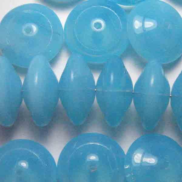 Aqua Opal 16X8MM Saucer Rondelle
