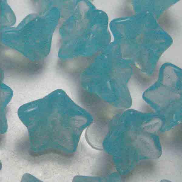 Aqua Opal 8x6MM Flower