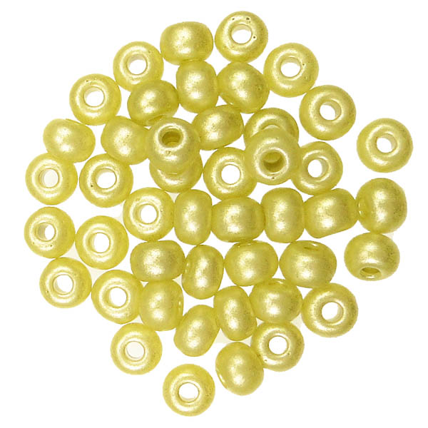 Avocado Matte Pearl 6/0 Seed Bead