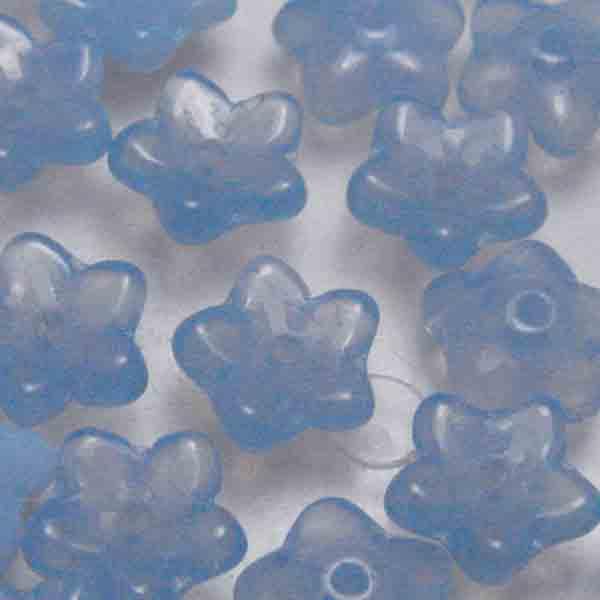 Baby Blue Opal 3x7MM Flower