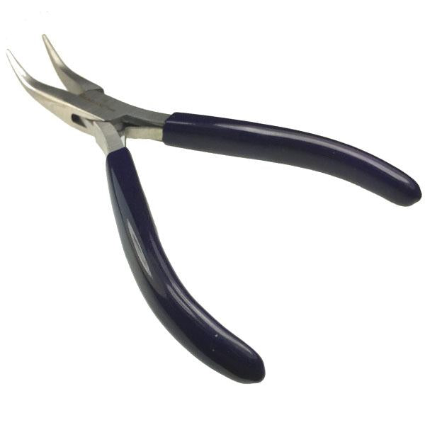 Bent Chain Nose Plier Spring Return
