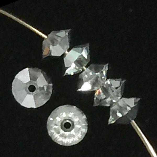 Bicone 5X3 Crystal Cal Machine Cut Crystal Bead