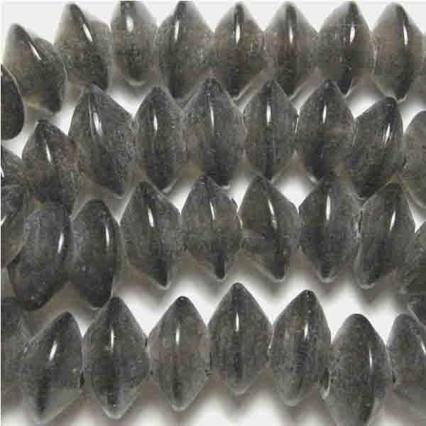 Black Diamond 17X7mm Large Hole Rondelle