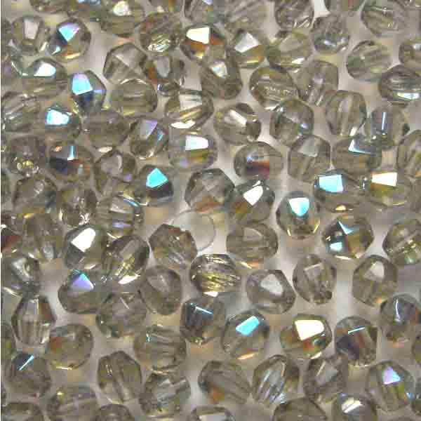 Black Diamond AB 4MM Fire Polish Bicone