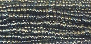 Black Diamond AB Silver Lined 11/0 Seed Bead
