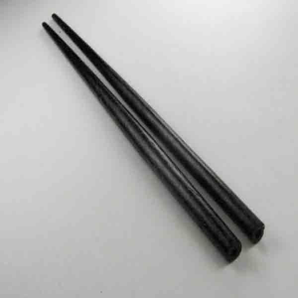 Black Wood 4.5 inch Hairstick With Half Drilled Top Hole