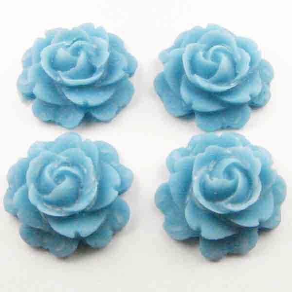 Blue 15MM Acrylic Rose