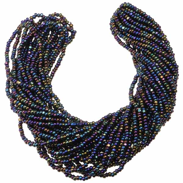 Blue Iris 13/0 True Cut Charlotte Seed Bead
