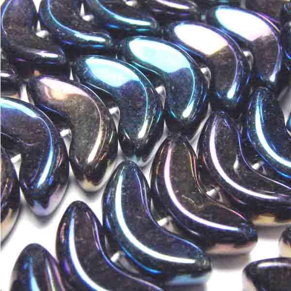 Blue Iris 14x6MM Crescent Wing