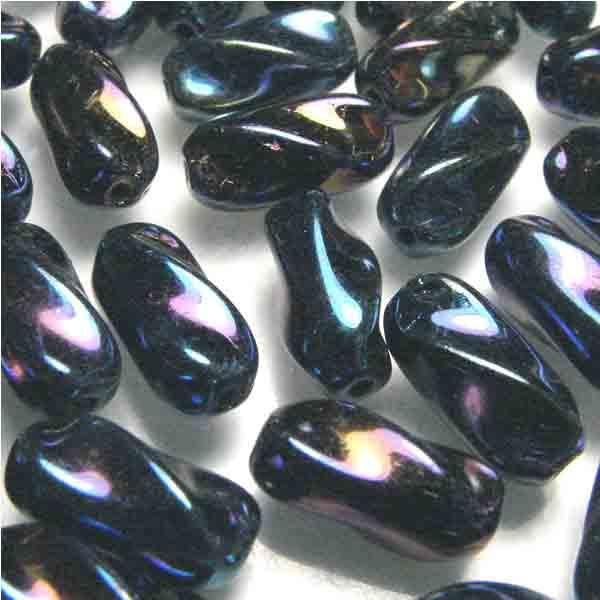 Blue Iris 14x7MM Twisted Oval