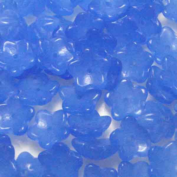 Blue Opal 9X3MM Cupped Flower