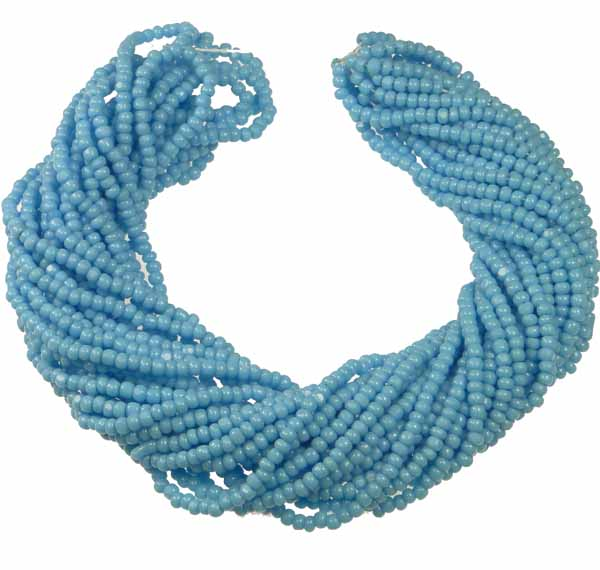 Blue Turquoise 13/0 True Cut Charlotte Seed Bead