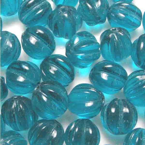 Blue Zircon 10MM Melon Ball