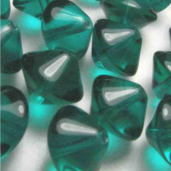 Blue Zircon 10X12MM Smooth Bicone