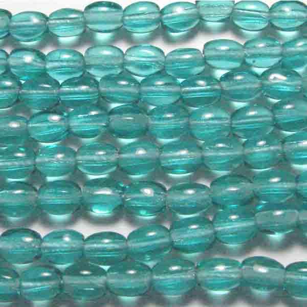 Blue Zircon 5x4MM Smooth Oval