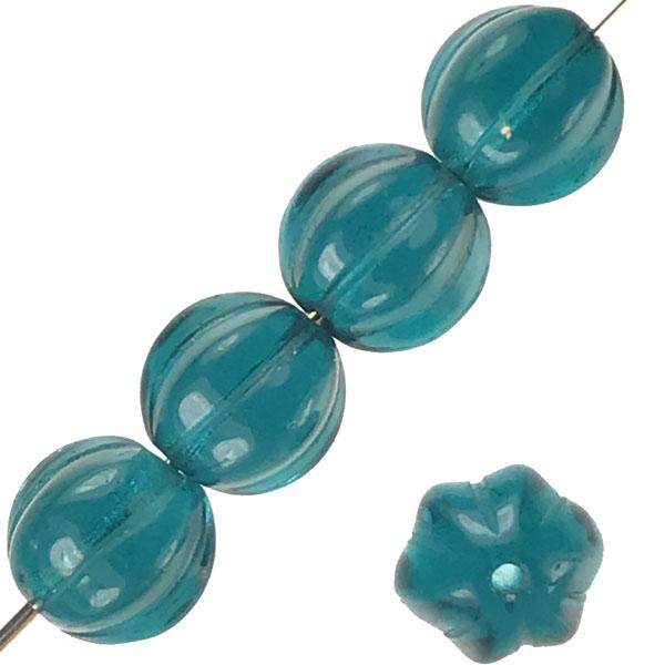 Blue Zircon 8MM Melon Ball