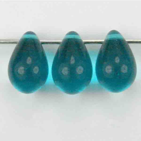 Blue Zircon 9x6MM Tear Drop