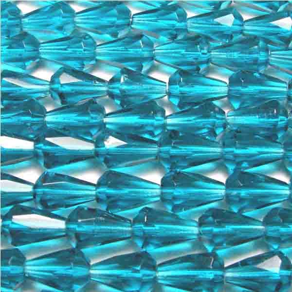 Blue Zircon Fire Polish 12x8MM Tear