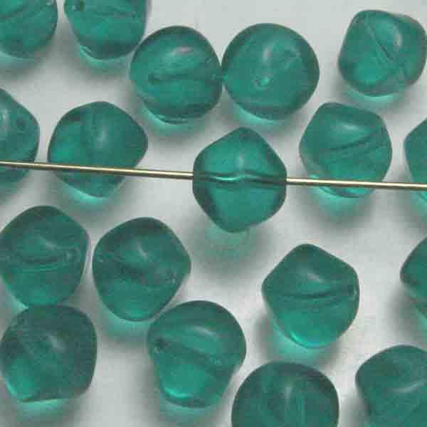 Blue Zircon Pinched Baroque Ball