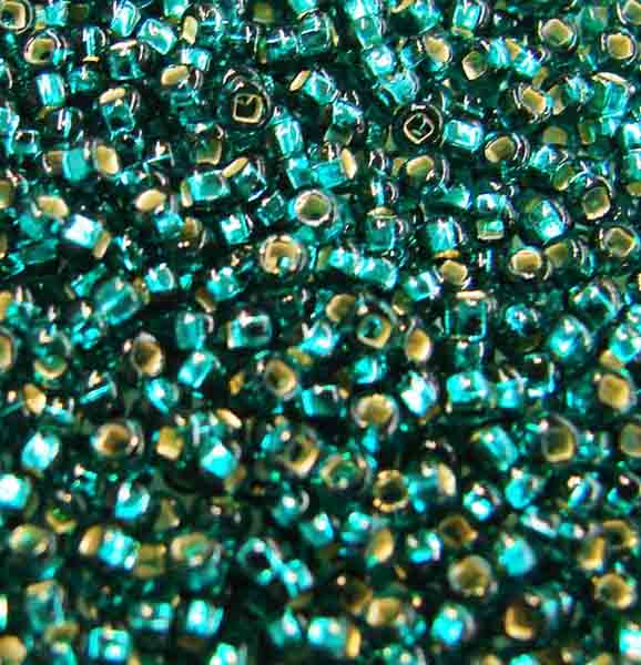 Blue Zircon Silver Lined 11/0 Seed Bead