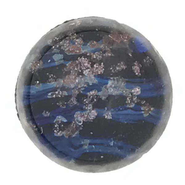 Blue Zircon with Aventurine 11MM