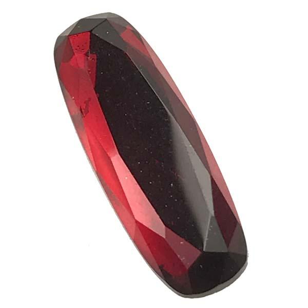 Blunt Oval Dark Ruby 22X8MM