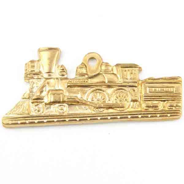 Brass 11x25MM Locomotive