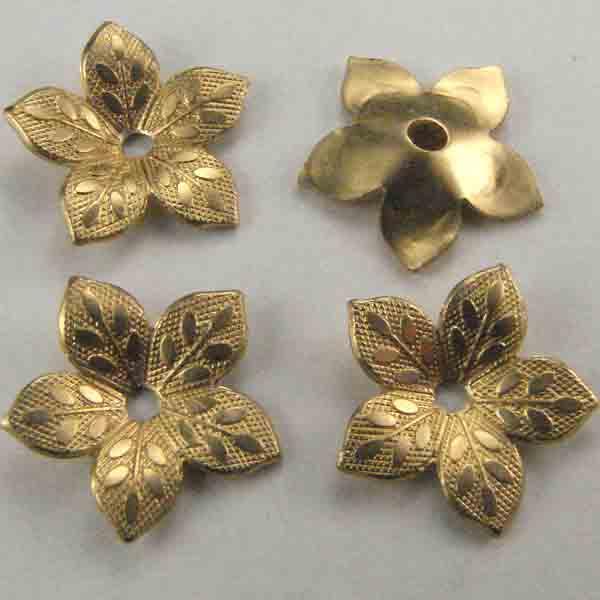 Brass 12MM 5 Petal Blossom