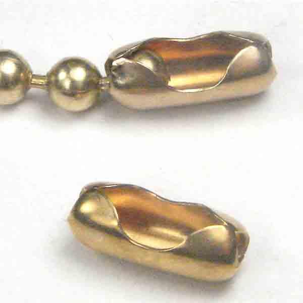 Brass 12x5MM Clasp Connector For 4MM Ball Chain