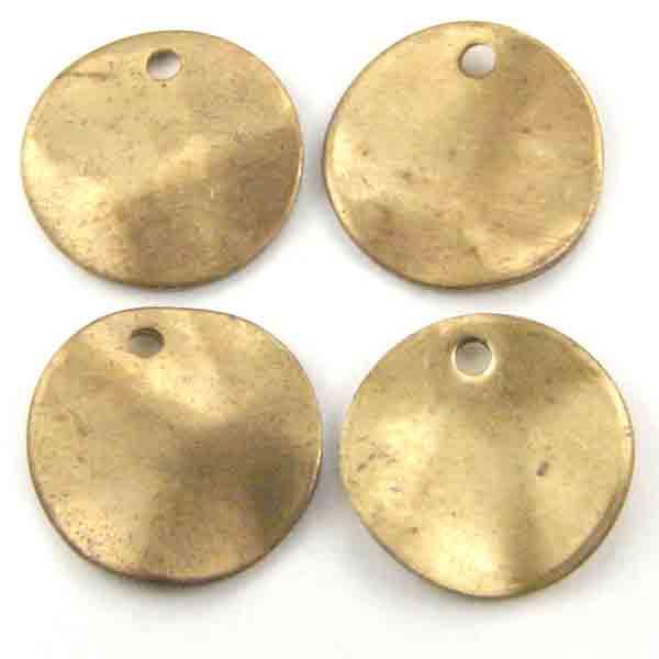 Brass 13MM Wavy Disk