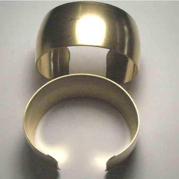 Brass 1.5 inch Bracelet Cuff