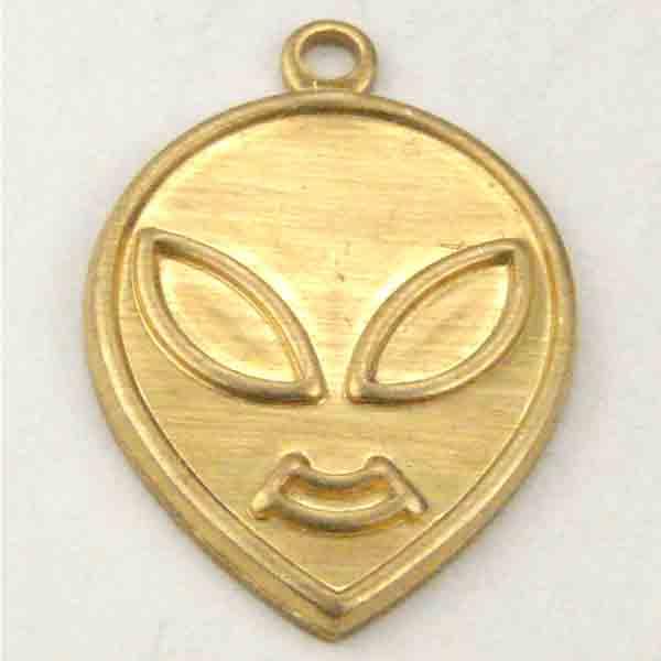 Brass 15x12MM Alien Head Stamping