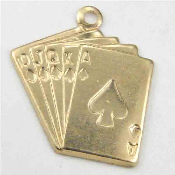 Brass 17MM Playing Cards Stamping