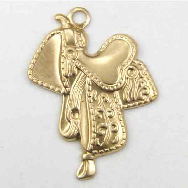 Brass 17x22MM Saddle Stamping