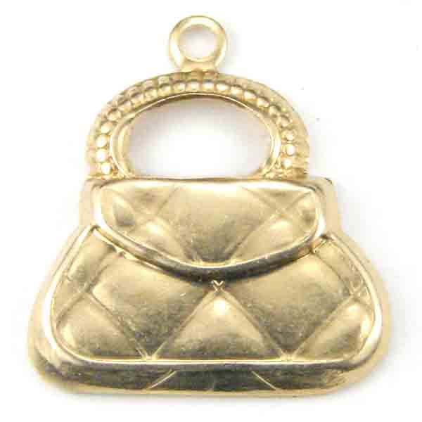 Brass 18x16MM Purse Stamping