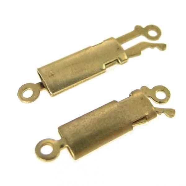Brass 19x5MM Fishhook Clasp