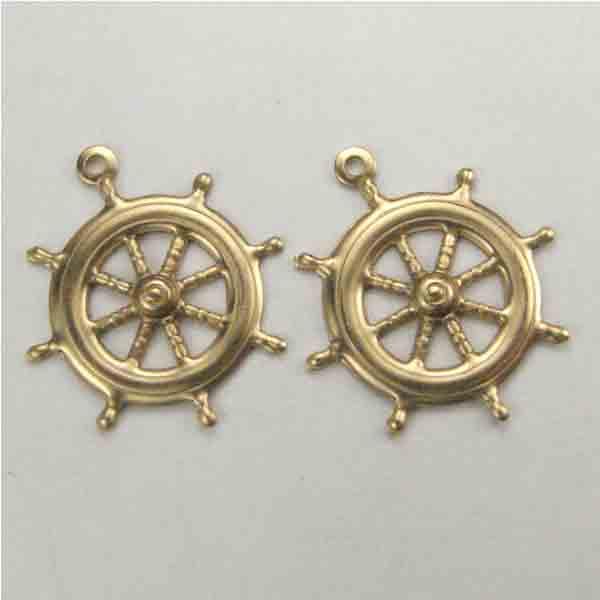 Brass 21MM Captains Wheel