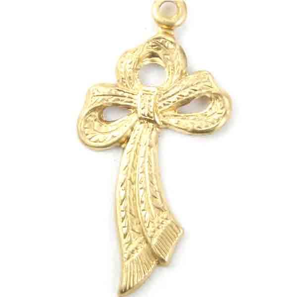 Brass 21MM Stamped Bow