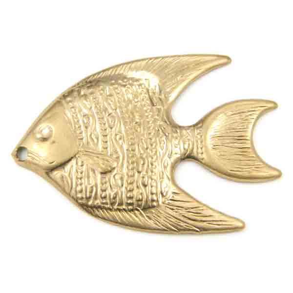 Brass 21X15MM Angel Fish