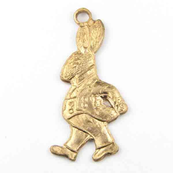 Brass 22x11MM Rabbit Caricature