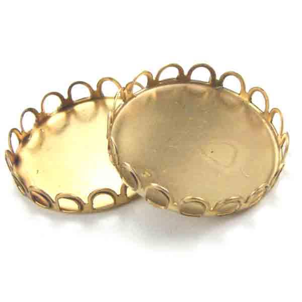 Brass 23MM Bezel Setting